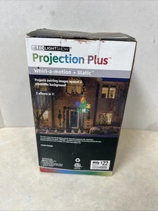Gemmy LED Light Show Projection Plus Whirl A Motion and Static - NIB - Picture 1 of 5