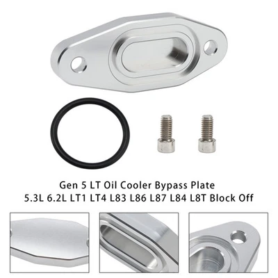 Gen 5 LT Oil Cooler Bypass Plate 5.3L 6.2L LT1 LT4 L83 L86 L87/L84 L8T Block Off Foto 1 de 4
