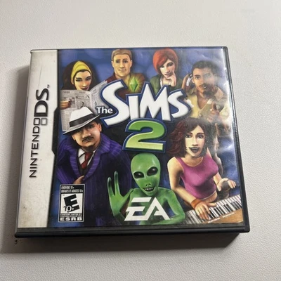 The Sims 2 Nintendo DS 2005 Tested Used Working Condition Complete W/ Manual CIB - Image 1 of 4