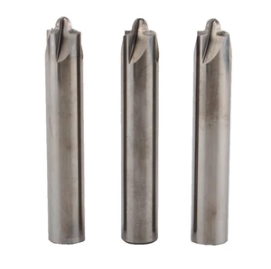 Harvey Tool .240" Form Radius Cutter 4-Flute Lot of 3 USA Made 2 have chips - Picture 1 of 9