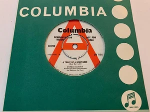 PETER HARVEY A Trace Of A Heartache / Heart Of Ice 1964 DEMO Columbia DB7192 VG+ - Picture 1 of 2