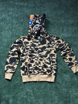 Sudadera con Capucha Doble Bape Amarilla Y Negra Tallas Grandes (ENVÍO RÁPIDO) Foto 1 de 3