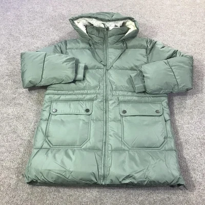 Chaqueta parka GAP Puffer para mujer mediana ColdControl Max con capucha resistente al agua Foto 1 de 4