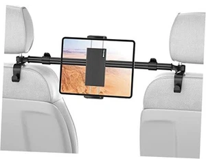 Car Tablet Holder Mount for iPad: Headrest Tablet Stand for Car Back Seat Black - Afbeelding 1 van 7