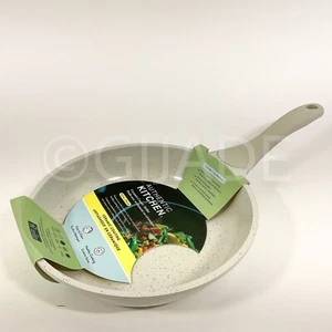 Authentic kitchen Ceramic Coating, Non-Stick 9.5 In Frying Pan / Skillet Ivory - Picture 1 of 6