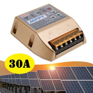 30A Boost MPPT SolarController 24V36V48V60V72V Mobile APP Intelligent Control S2 - Picture 1 of 13