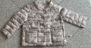 Mabrun Wende Daunen Jacke Sehr Schön!! Größe IT 42 / S Grau - Weiß Neu - Bild 1 von 9