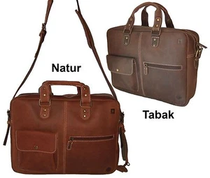 GreenBurry Laptoptasche 15 Zoll Büffel-Leder Notebook-Tasche Laptop-Fach 1030A - Bild 1 von 7