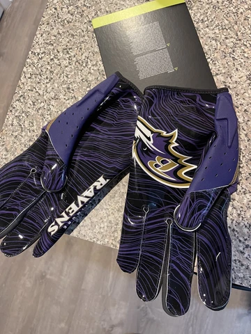 Men's Nike Baltimore Ravens Vapor Jet Football Receiver Gloves NWT 3XL XXXL Cover