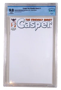 Casper the Friendly Ghost #1D (2017) CGC 9.8 – Blank Sketch Cover (Artist-ready! - Picture 1 of 2