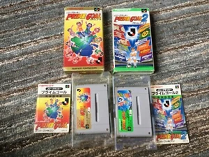 2 X Prime Goal & Prime Goal 2 -Soccer J League Super Famicom Nintendo SNES Japan - Picture 1 of 4