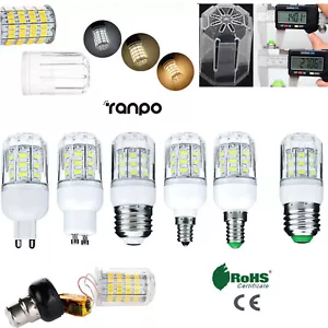 E27 E12 E26 E14 G9 GU10 7W LED Corn Bulb Light 5730 SMD Lamp 110V 220V 12V 24V - Picture 1 of 19