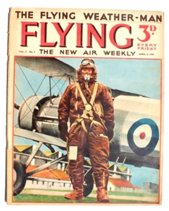 Vtg April 8, 1939 Flying Aviation Magazine Vol. 3 No. 2 - Weather - Man - Picture 1 of 2