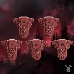 Crimson Wing Rucksack x10 - Grimdark - Blood Angel Proxy - Bild 1 von 1