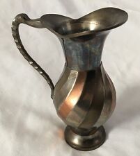 Copper 6" Metalic Swirl Pot Pitcher Vase 