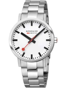 Mondaine A660.30360.11SBJ Mens Watch SBB Classic 40mm 5ATM - Picture 1 of 8