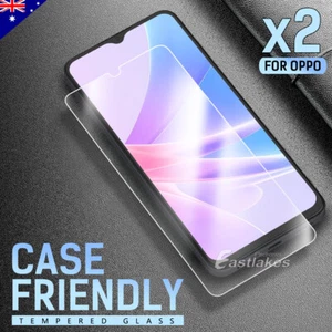2x Tempered Glass Screen Protector for Oppo A80 A60 A40 A58 A18 A79 X5 Reno11 F - Picture 1 of 51