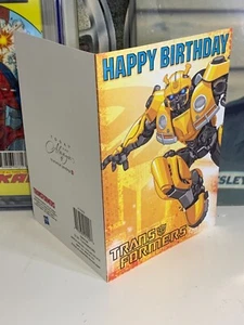 Happy Birthday Transformers Greeting Card Hasbro Include Envelope - Picture 1 of 2