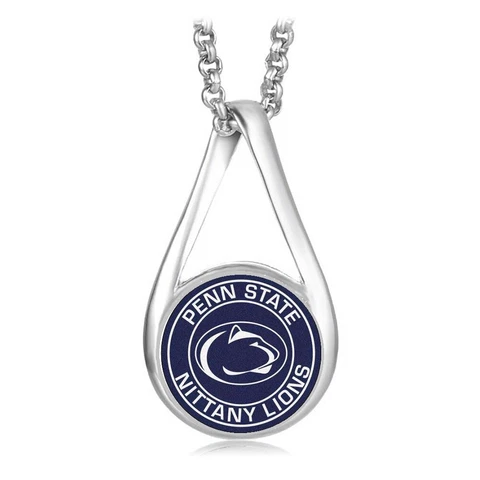 Penn State Nittany Lions Womens Sterling Silver Necklace University Gift D28R Cover