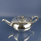 Teekanne, WMF & Heinrich Porzellan, Silver Overlay, Tea-Pot, Mid Century 1950er