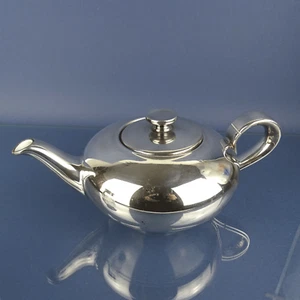 Teekanne, WMF & Heinrich Porzellan, Silver Overlay, Tea-Pot, Mid Century 1950er - Bild 1 von 8