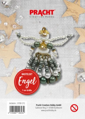 DIAMOND DOTZ Bastelset Engel grün-goldfb. ca.7 cm Pracht Creatives Hobby Weihnachtsbaumsch...