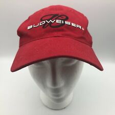 2003 Budweiser Official Prod. Anheuser Busch Red Baseball Cap Hat Adjustable B9 