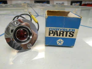 1968 Plymouth Dodge Wagon QUARTER SIDE LAMP (red) NOS MOPAR PN# 2853686 B/C Body - Foto 1 di 6