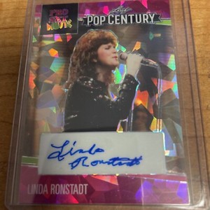 Linda Ronstadt 2/6 2023 Leaf Pop Century Metal autograph auto PRO SET Crystals
