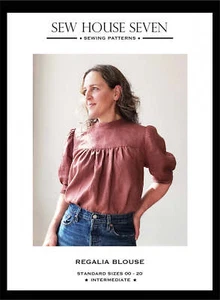 Regalia Blouse Standard 00 - 20 Sewing Pattern from Sew House Seven - Picture 1 of 7