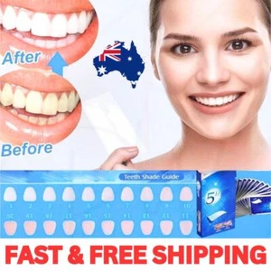 5D TEETH WHITENING STRIPS PRO SAFE WHITE TOOTH CLEAN GEL BLEACH DENTAL STRENGTH - Picture 1 of 12