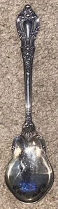 LUNT ELOQUENCE STERLING SILVER SERVER GREAT SHAPE NEW SUGAR SPOON NEVER USED - Picture 1 of 6
