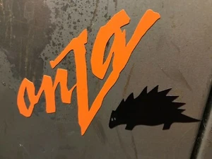 Retro Onza Porcupine Porcs Sticker / Decal / Logo diecut vinyl Bike MTB BMX - Picture 1 of 17