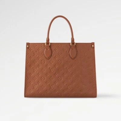 Bolso de Mano Louis Vuitton Empreinte Monograma OnTheGo MM Coñac Limited M12775 Foto 1 de 4