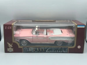 Road Signature 1958 Edsel Citation Convertible, Pink, 1:18 Scale, New In Box - Picture 1 of 24