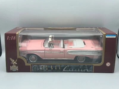 Road Signature 1958 Edsel Citation Convertible, Pink, 1:18 Scale, New In Box - Image 1 of 4