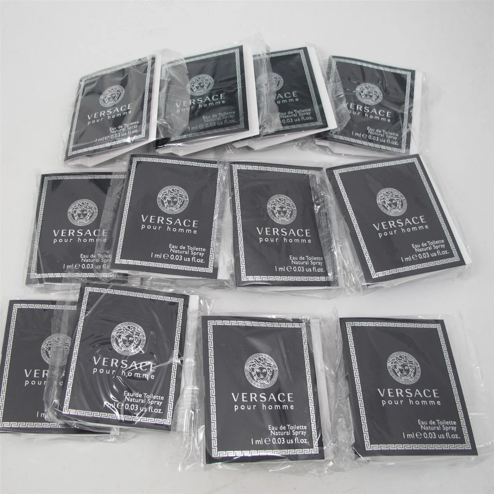 Versace Pour Homme 1 ml/0,03 oz Eau de Toilette Spray Vial (12 CUENTAS) Foto 1 de 1