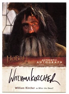 2015 Cryptozoic The Hobbit: Desolation of Smaug AUTO - William Kircher as Bifur - Picture 1 of 1