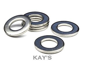 UNF, UNC, BSF, BSW BSCY FLAT WASHERS TO FIT IMPERIAL BOLTS A2 STAINLESS STEEL