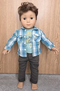 American Girl Puppe Logan Everett 1. Junge aller Zeiten im Ruhestand 18 Zoll - Bild 1 von 8