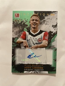 Hugo Larsson 2024/25 Topps Inception Bundesliga Eintracht Frankfurt Auto /75 - Bild 1 von 2