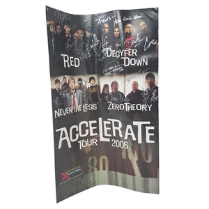 Christian Rock Band Accelerate Tour 2006 Poster Extreme Faith Productions Signed - Picture 1 of 18
