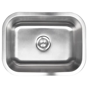 MSI 23 Inch x 18 Inch Undermount Single Bowl 18Gauge Stainless Steel Kitchen bar - Picture 1 of 5