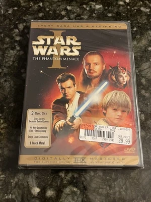 STAR WARS The Phantom Menace - DVD 2-Disc Set (1999) - NEW SEALED - Image 1 of 2