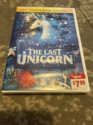 The Last Unicorn (1982) (DVD, 1982) New Sealed Animated Fantasy Musical Flick Foto 1 de 2