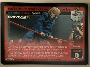 WWE Raw Deal CCG Survivor Series 3 SS3 You're As Graceful As A Cow On Ice Foil - Picture 1 of 1