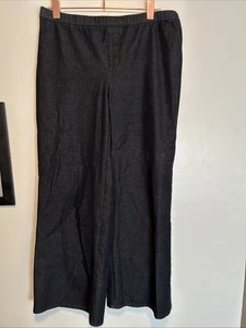H by Halston Hose weites Bein Gr. 12 blau Stretch Pull-On A274585 Damen Anzug Pan - Bild 1 von 7
