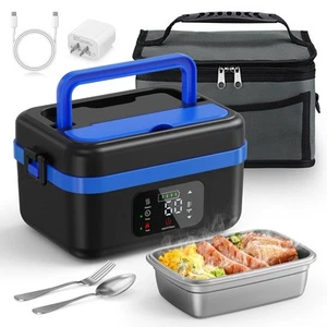 Cordless Electric Lunch Box for Adults, Rechargeable Self-Heating Food Warmer... - Picture 1 of 9