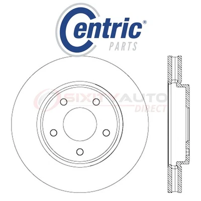 Centric C-TEK Disc Brake Rotor for 2015-2018 Chevrolet City Express 2.0L L4 ws - Image 1 of 4