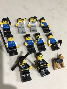 Lego Like Minifigures Mixed Bulk Lot Police Set Dog X11 Near New - Picture 1 of 8